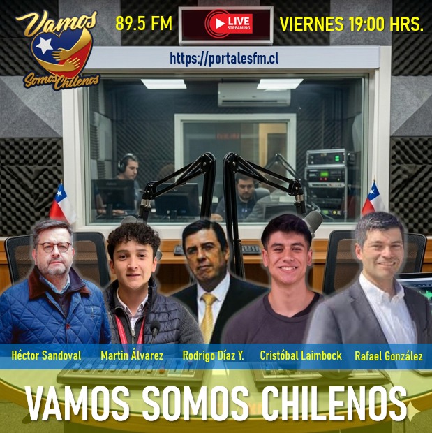 Equipo Viernes: Héctor Sandoval, Martín Álvarez, Rodrigo Díaz, Cristóbal Laimbock y Rafael González